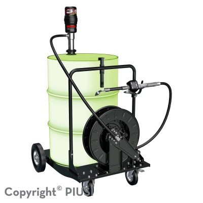 Bộ máy bơm dầu nhớt khí nén Piusi Oil Cart Kit 3.5 FK0200020